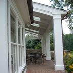 covered porch  spa area