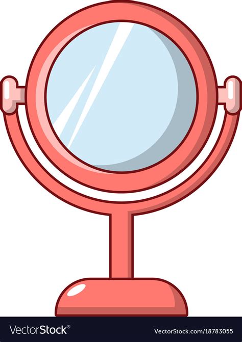 mirror icon cartoon style royalty  vector image