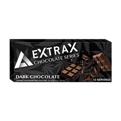 delta extrax dark chocolate bar  resin delta  thc leafly