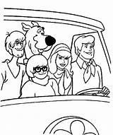 Scooby Doo Voltar sketch template
