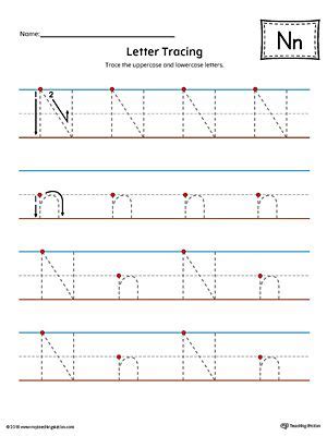 trace  uppercase  lowercase letter    printable worksheet