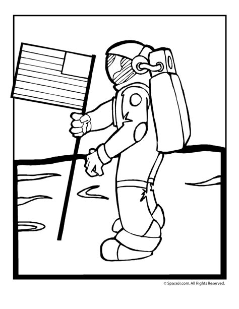 astronaut coloring pages    print