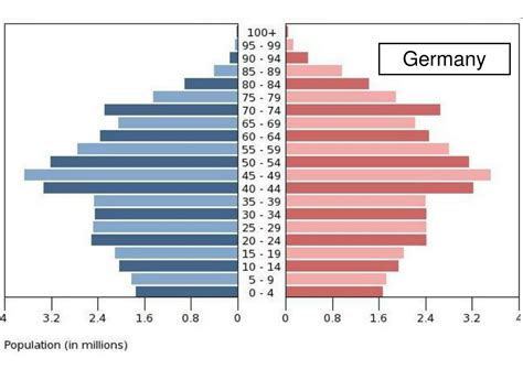 ppt the population pyramid displays the age and sex