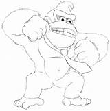 Coloring Kong Pages Diddy Popular sketch template