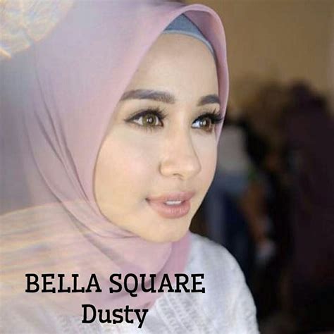 jual hijab bella square plain jilbab segi empat  lapak