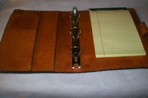 buy hand  custom leather day planner   order  kerrys custom leather custommadecom