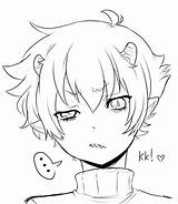 Homestuck Karkat Lineart sketch template