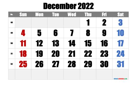 printable december  calendar  premium