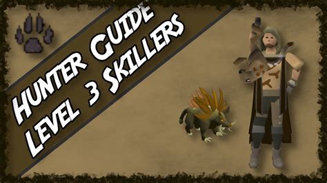 Osrs 1 99 Hunter Guide Level 3 Skillers Youtube