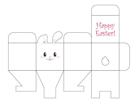 images  printable easter bunny boxes  printable easter
