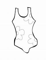 Kleidung Coloringhome Swiming Sdm Ausmalen Zeichen Lernen Enregistrée sketch template