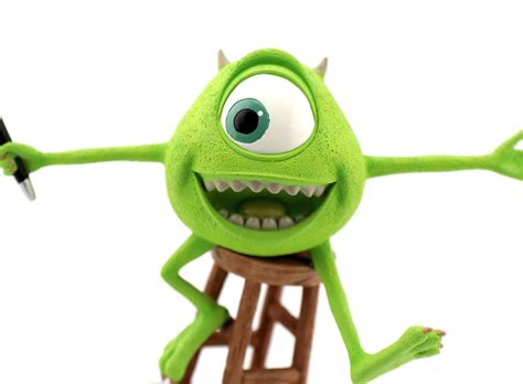 pixar fan monsters  mike wazowski figurine  precious