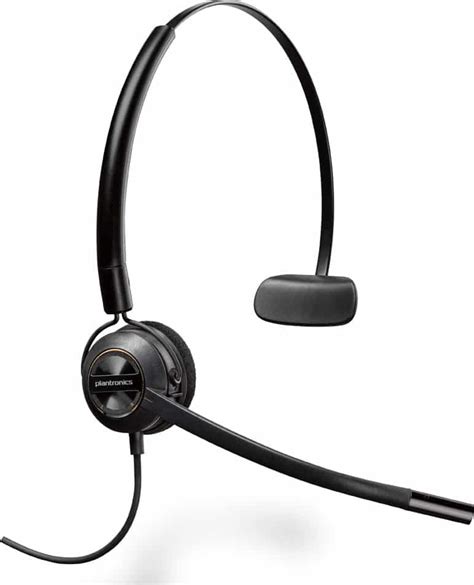 plantronics encorepro hw headband ear hook neck band headset