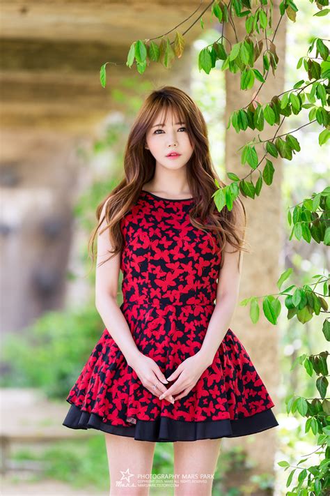 lovely ga eun in outdoors photo shoot ~ cute girl asian girl
