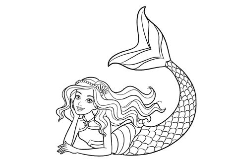 colorful mermaid dreams coloring pages printable