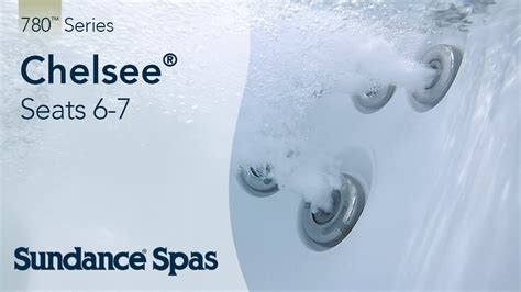 chelsee hot tubs  series spa seats    youtube