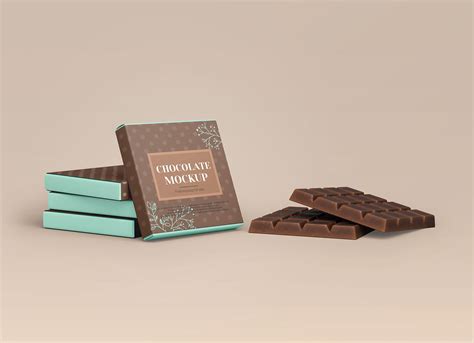 chocolate bar packaging mockup freebies fribly
