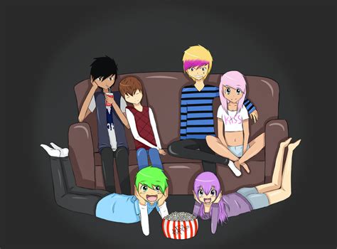 Movie Night With Friends By Naruto Kyo On Deviantart