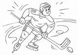 Hockey Coloring Ice Sport Pages Printable Edupics Large sketch template