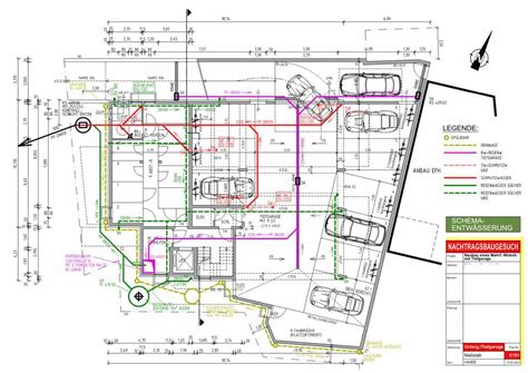 entwaesserungsplan grundriss zeichnen bauplan zeichnen cad plan