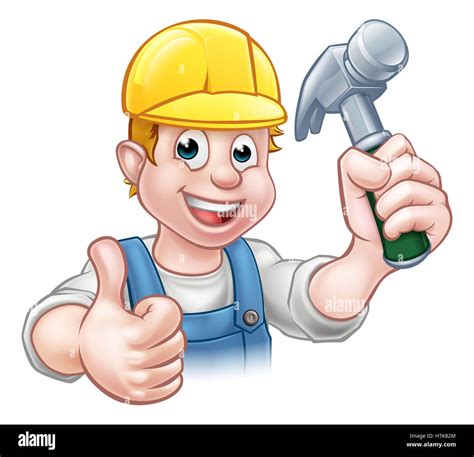 yellow hammer cartoon  res stock photography  images alamy