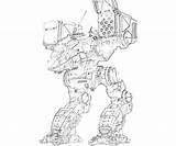 Catapult Mechwarrior Views Coloring Pages sketch template