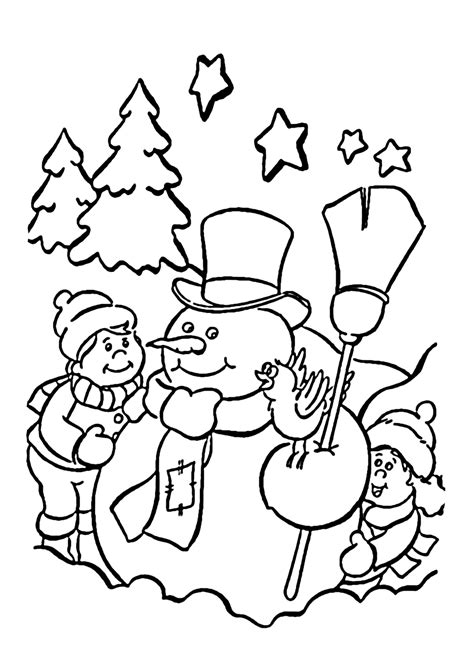 coloring pages winter holidays coloring pages
