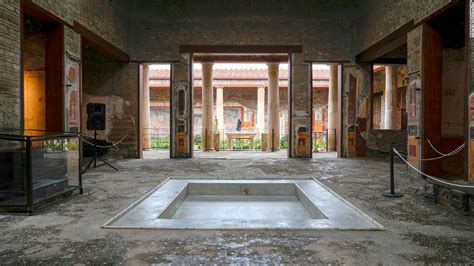 pompeii residence filled  erotic frescoes reopens   years cnn style