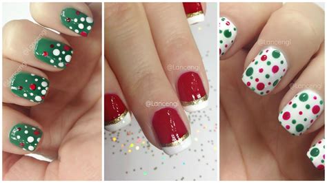 diy cute easy christmas nail polish designs  beginners   ultimate guide  youtube