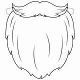 Beard Weihnachtsmann Coloring Disegni Barba Malvorlagen Kopf sketch template