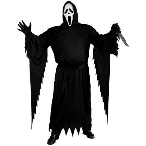 ghost face adult costume plus size