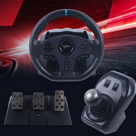 racing gaming steering wheelshifterpedals set driving simulator fit pcpsps  picclick