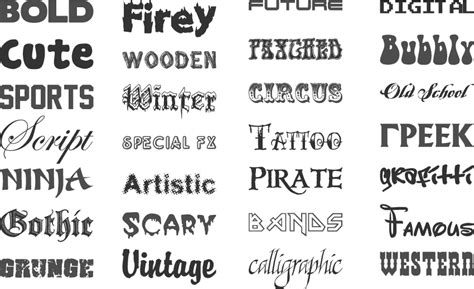 print font styles images  lettering styles fonts printable list  font styles