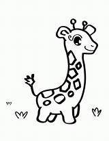 Year Old Kids Coloring Pages Cute Giraffe Duck Little Printable sketch template