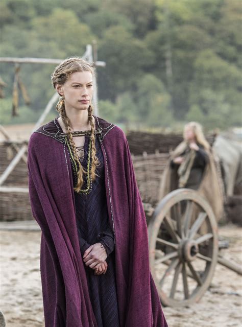 alyssa sutherland as princess aslaug vikings tv series pinterest