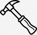 Hammer Outline Tool Clipart Line Icon Tools Svg Cartoon Transparent Hammers Vectors Construction Vector  Outlined Clipartbest Eps Ago Years sketch template