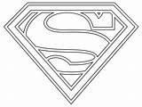 Coloring Superman Printable Pages Print sketch template