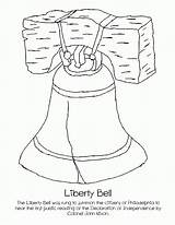 Liberty Bell Coloring Printable Drawing Pages Sheet Color Template Getdrawings Library Popular sketch template