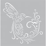 Stencil Bird Stencils Etching Birds Glass Patterns Designs Templates Blumen Schablonen Vorlagen Printable Fabscraps Paradise Bestanden Vogel Ds Choose Board sketch template