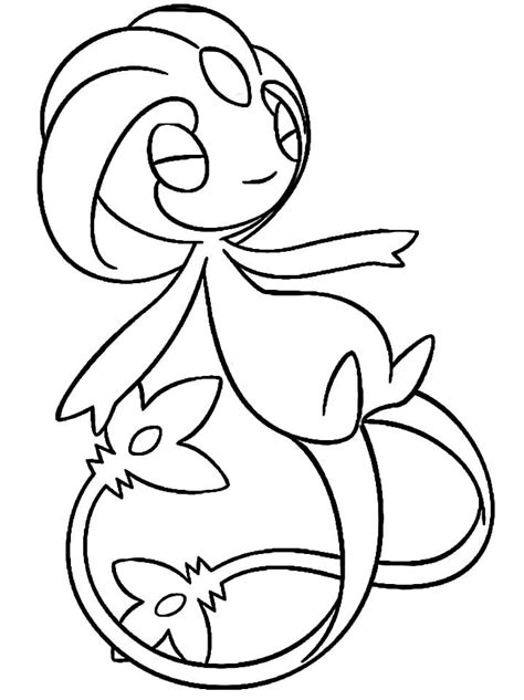 uxie pokemon coloring page  printable coloring pages  kids