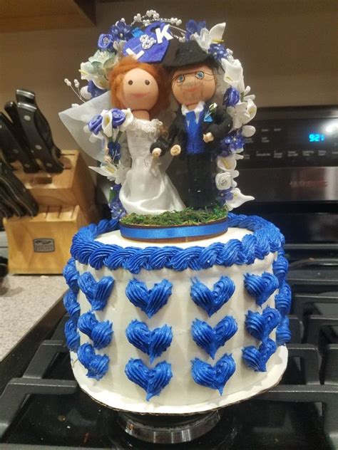 royal blue cake topper royal blue cake blue cake topper blue cakes