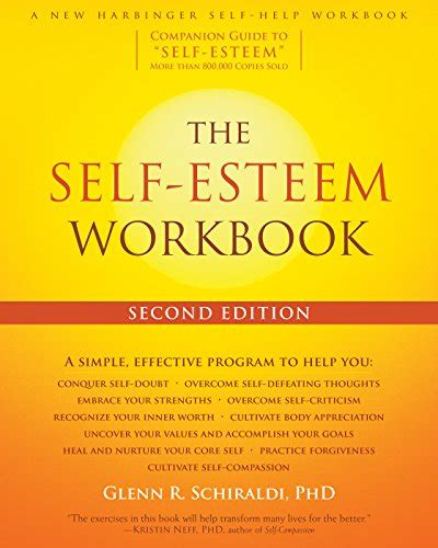 The Self Esteem Workbook A New Harbinger Self Help Workbook