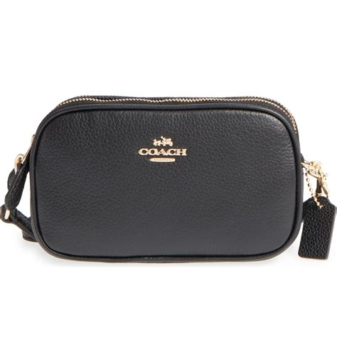 coach pebbled leather crossbody bag nordstrom