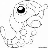 Pokemon Coloring Caterpie Pages Printable Generation Color Print Categories Info sketch template