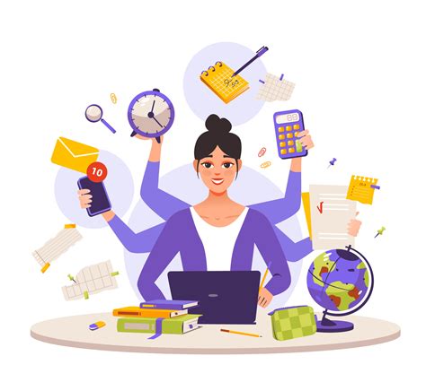 multitasking personal productivity  multitasking business woman