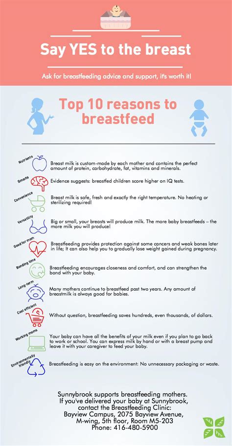 say yes to the breast top 10 reasons to breastfeed