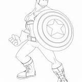 Coloring Pages Infinity Disney Captain America Getcolorings Boys sketch template