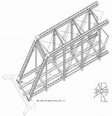 Bridge Truss Baltimore Pratt Railroad Plans Ohio Model Isometric Cuyahoga River Paper Bridges Serving Crosses Carrying Switch Track Which sketch template
