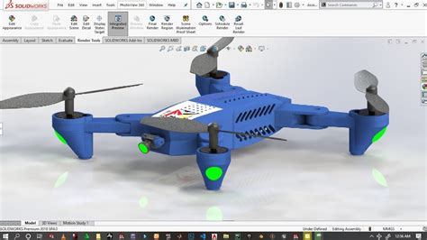 modeling dronequadcopter  solidworks step  step youtube