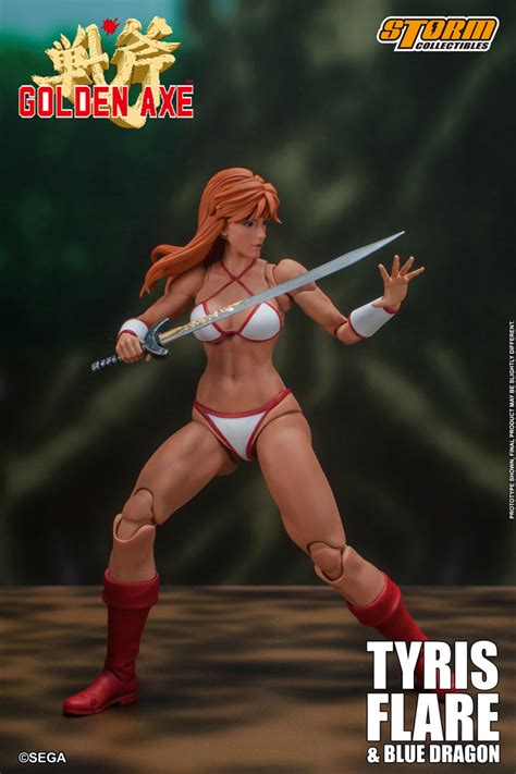 Golden Axe Action Figure Tyris Flare With Blue Dragon 株式会社ノーツ